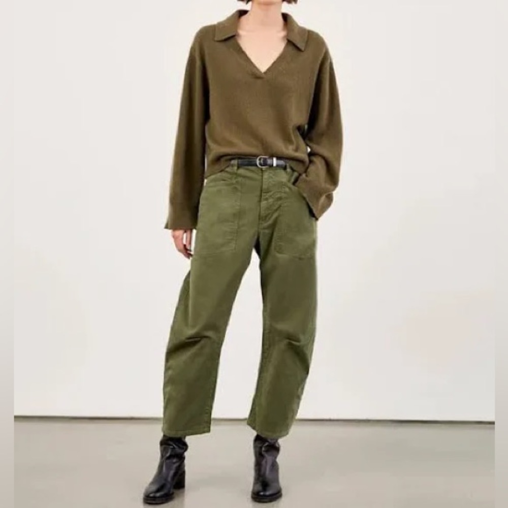 Nili Lotan Shon pant, khaki camouflage color, size 2. UEC, rare khaki camo color